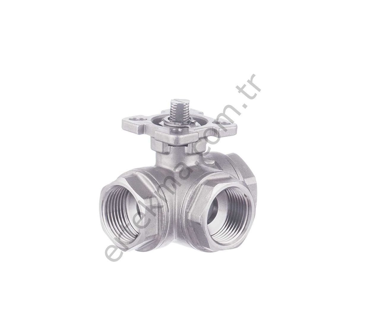 TORK-KV 904 Serisi 3/2 Yollu Dişli Bağlantılı Paslanmaz Gövdeli Küresel Vanalar