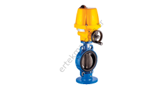 Elektrik Aktüatörlü Wafer Tip Kelebek Vana